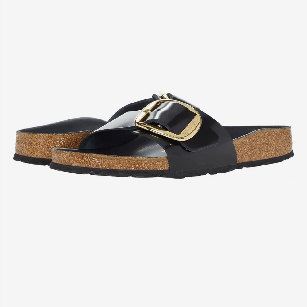 Birkenstock - Madrid Big Buckle High Shine (new never worn)